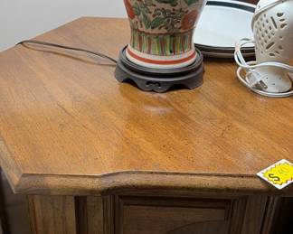 End Wood Table 