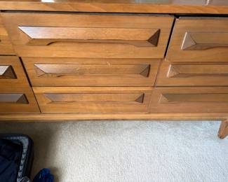 Bedroom Chest 9 Drawers Mahogany