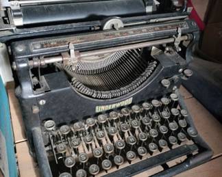 Underwood typewriter