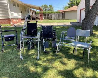 Medical equipment: wheelchair, transport chair, walkers & more.