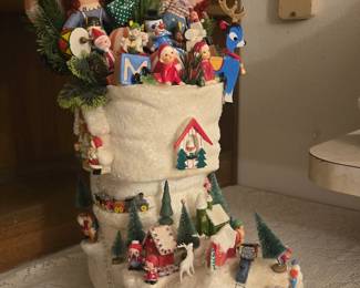 Santa Boot Decor 1970s