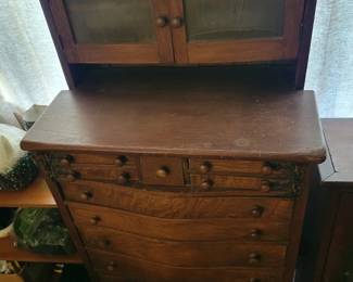 Amazing Antique Dental Cabinet Ransom & Randolph Co