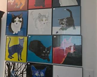 Collage of Cats Art