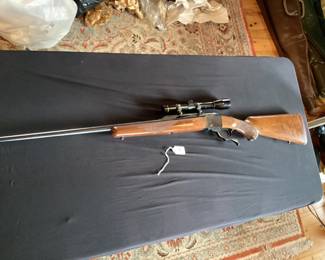 Rifle No. 9- Ruger No. 1 Lever Action- Unsure Cal.