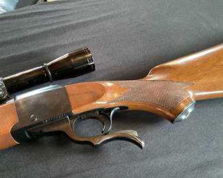 Rifle No. 9- Ruger No. 1 Lever Action- Unsure Cal.