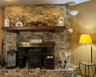 Country Decor, Heaters, Wood Stove, Lamps