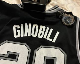 Spurs watch, Ginobili jersey