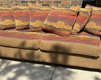 Desert southwest print fabric Sofa, loveseat, chair