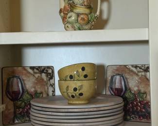 Wooden Chargers and Serving Pieces