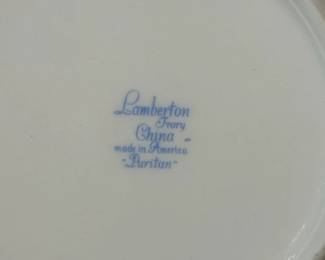 Lamberton "Puritan" Pattern 12 Piece Service