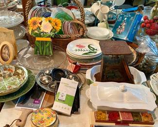 Kitchen and serving dishes