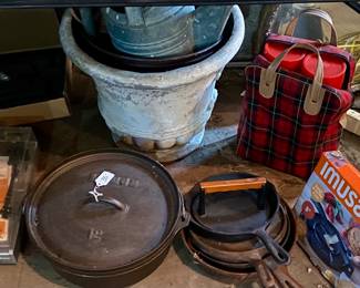 Cast iron and garden 