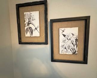 Framed artwork