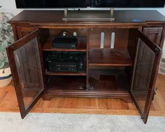 Wood Entertainment Center / Media Console