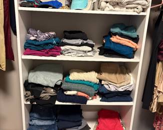 Lots of men and women’s clothing