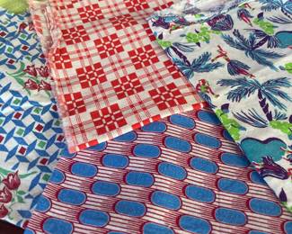 Feedsack pieces