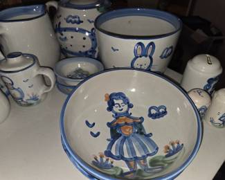 Vintage Mary Alice Hadley dishes