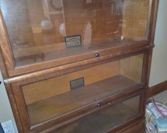 Vintage lawyers bookcase