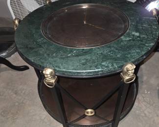 Vintage Bombay Co accent table w/clock
