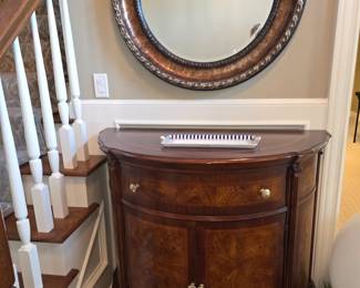 Curved front chest