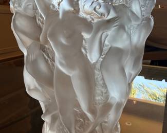 Iconic Bacchantes Vase - BY LALIQUE - INSANE!