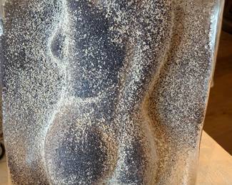 GORGEOUS SAND BLASTED & GLASS SCULPTURE