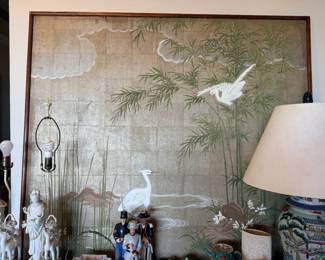 THIS HUGE CRANE PIECE. OF ART IS GORGEOUS