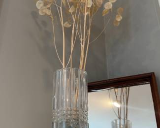 12 Cristal DArques Durand Montparnasse Art Deco Crystal Vase