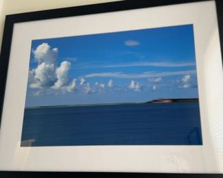 20x26 Jeffrey Marqusee Ocean Horizon Landscape Photograph Professionally Framed