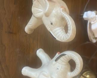 Made in Brazil Ceramic Elephant Pair
