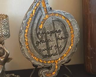 Amazing Grace Treble Clef Plaque
