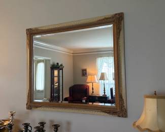 Large Ornate Gilt Wall Mirror