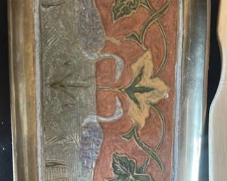 Brass Decorative Handled Tray