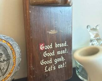 Good bread. Good meat. Wall Plaque