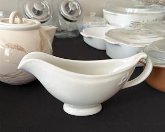 White Ceramic Gravy Boat