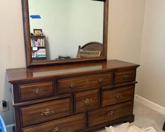 Kimball Wood Dresser w/ Mirror