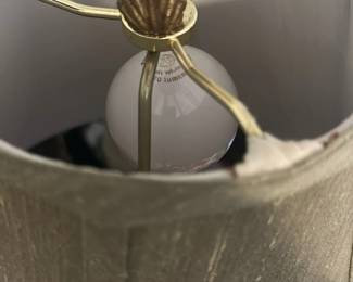 Table Lamp with Fabric Shade