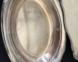 Oval Silverplate Serving Platter