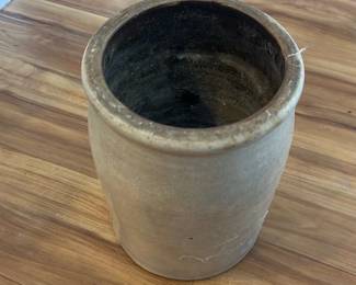 Stoneware Crock Jar