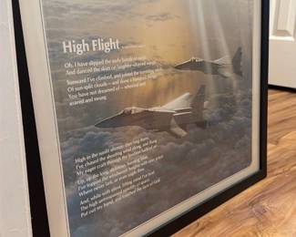 High Flight Framed Print