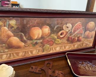 Framed Fruit Still Life Print