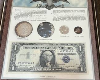 The Silver Story Framed Display