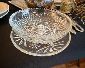 Pressed Glass Compote Bowl