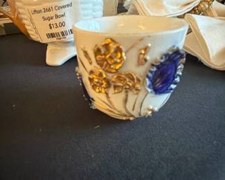 Germann Floral Porcelain Cup