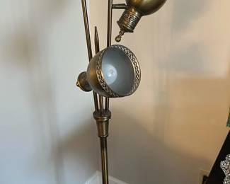 Brass Three-Head Floor Lamp