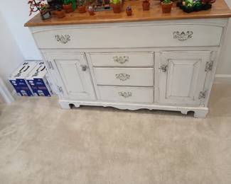 shabby chic side board, chest of drawers, for silver, dishes, toys, general storage