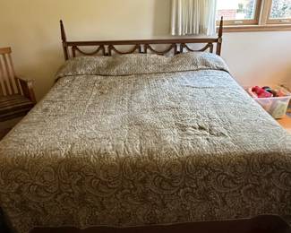 Vintage Drexel Furniture Mid Century King Size Headboard