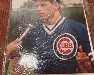 Gary Matthews Signed Chicago Cubs x Photograph