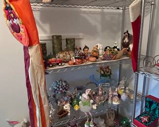 Assorted Seasonal Holiday Decorative Figurine Lot