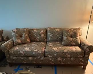 Walter E. Smithe Custom Floral Sofa